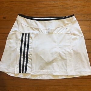 Adidas Climalite White Tennis Skirt